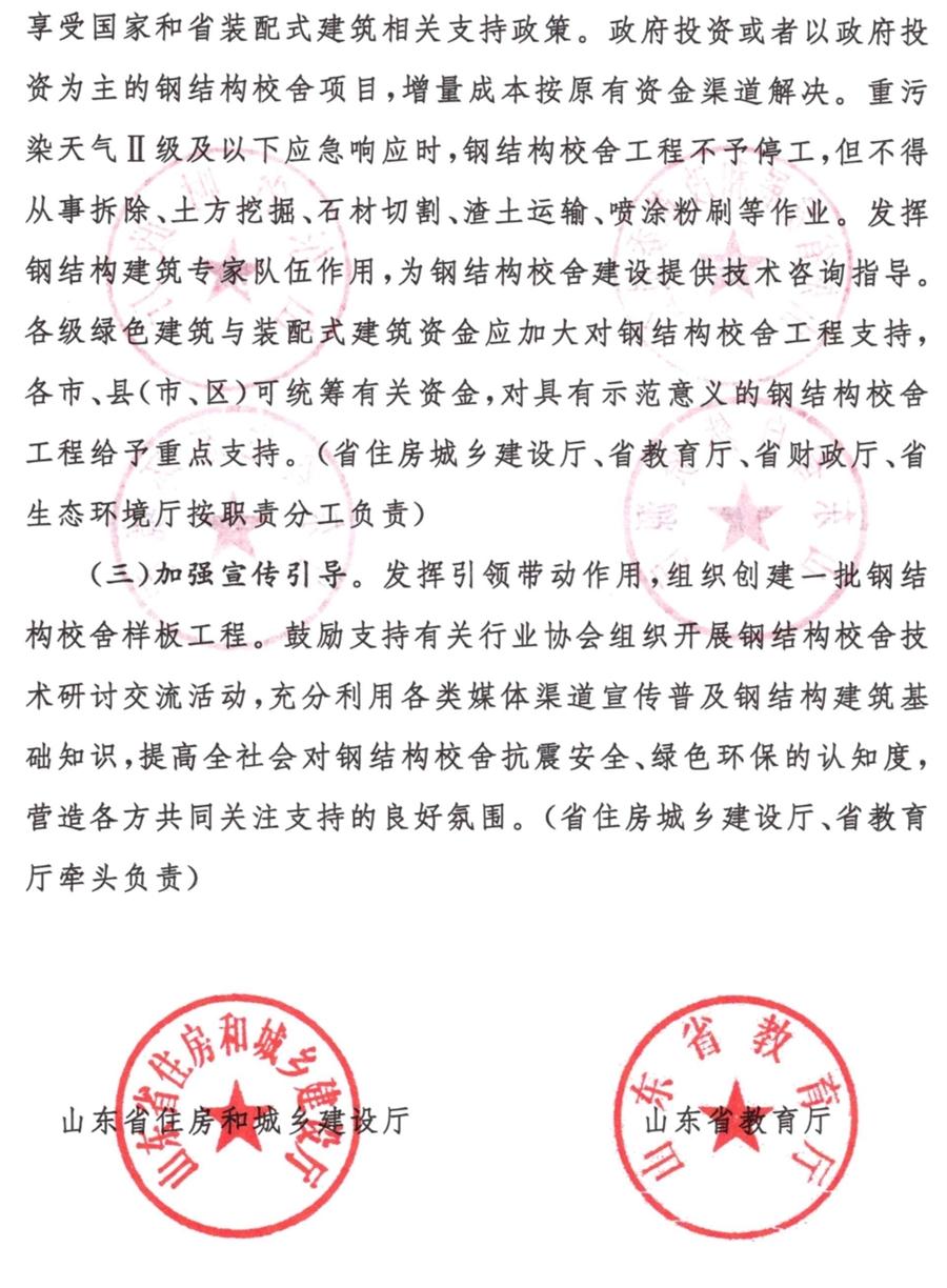 鋼結(jié)構(gòu)校舍建設 政策扶持知多少！(圖5)